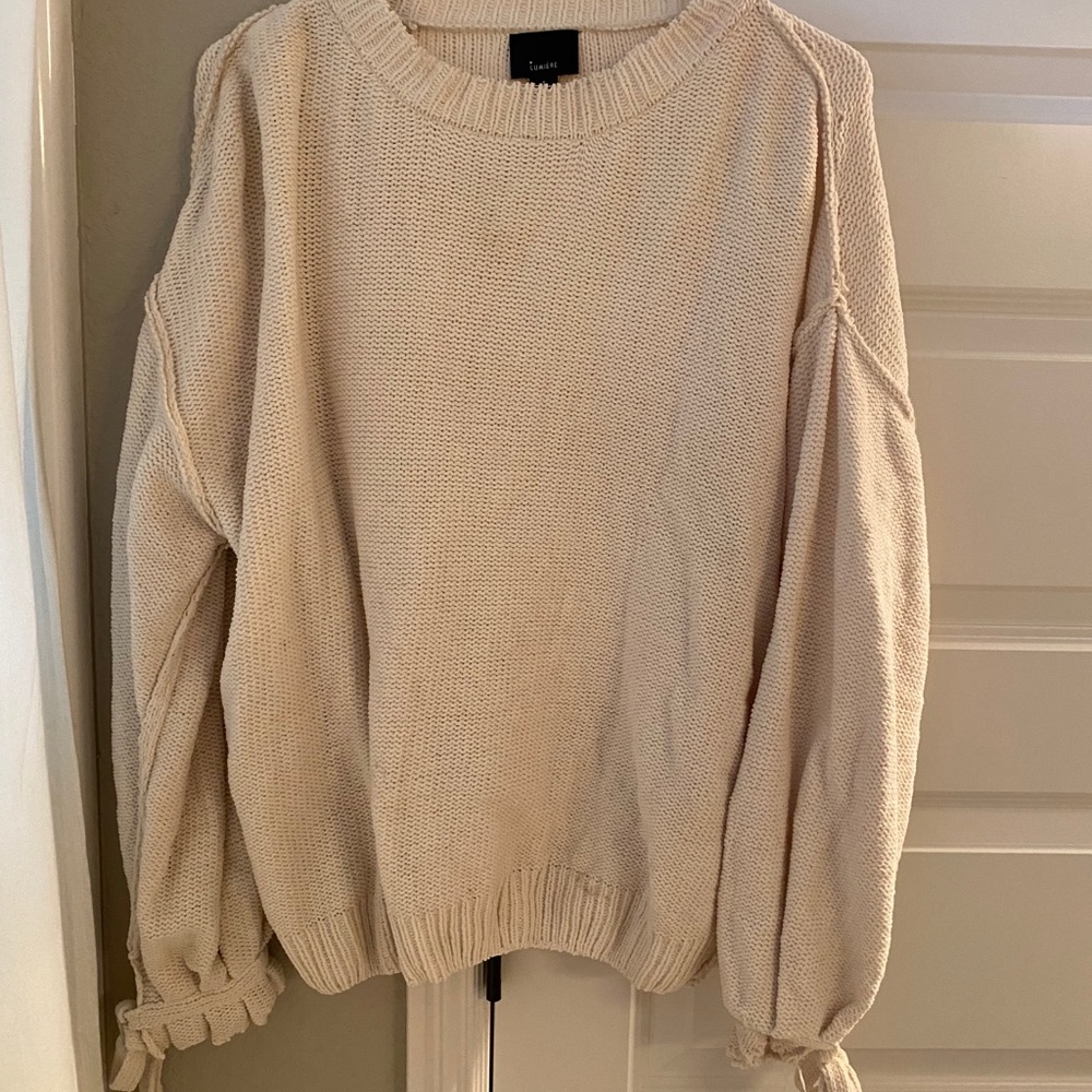 Boutique cream sweater